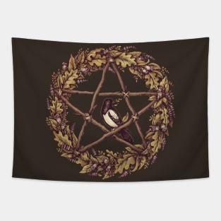 Pentacle Wreath: Wild Witch Tapestry