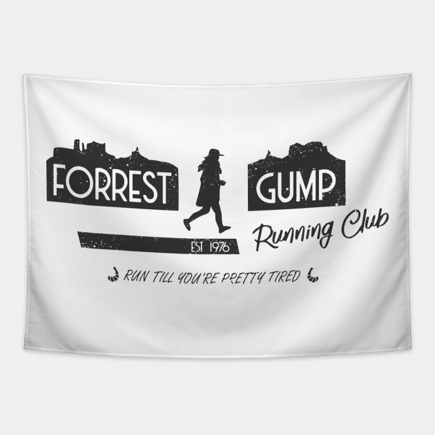 Forrest Gump Running Club Tapestry by olivergraham