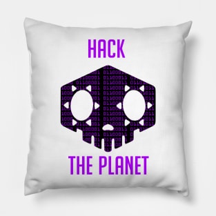 Sombra Overwatch - Hack The Planet Pillow