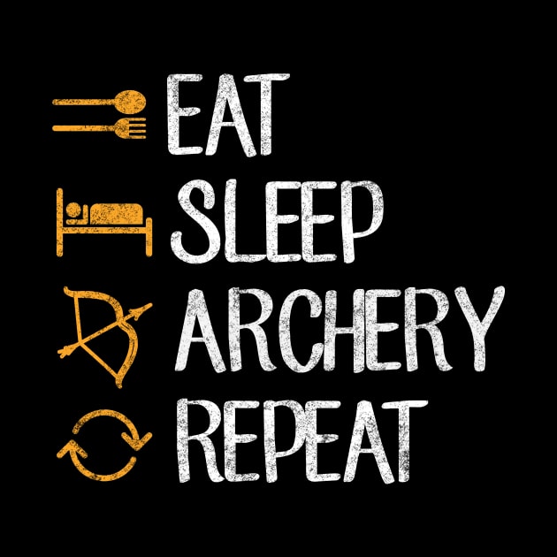 Eat sleep archery repeat by captainmood