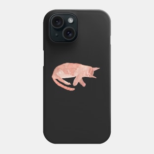 Sleepy Orange Kitty Phone Case