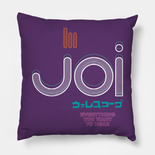 JOI (blade runner 2049) hologram Pillow by LuksTEES