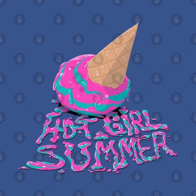 Hot girl summer swirl by Matty Mitchell