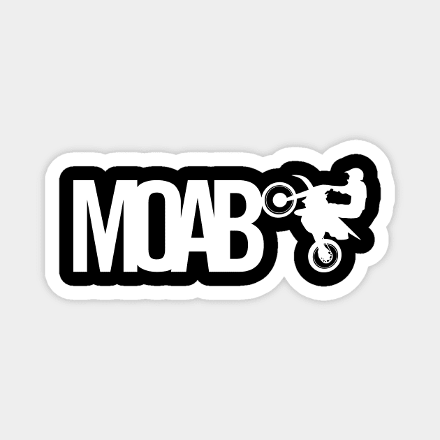 Moab Utah Offroad Extreme Motocross Magnet by hobrath