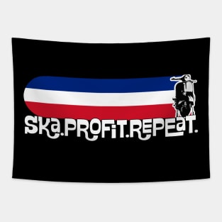 Ska Profit Repeat Vespa - UK USA France Norway Tapestry