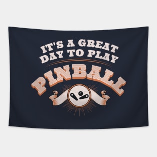 It's A Great Day To Play Pinball Tapestry