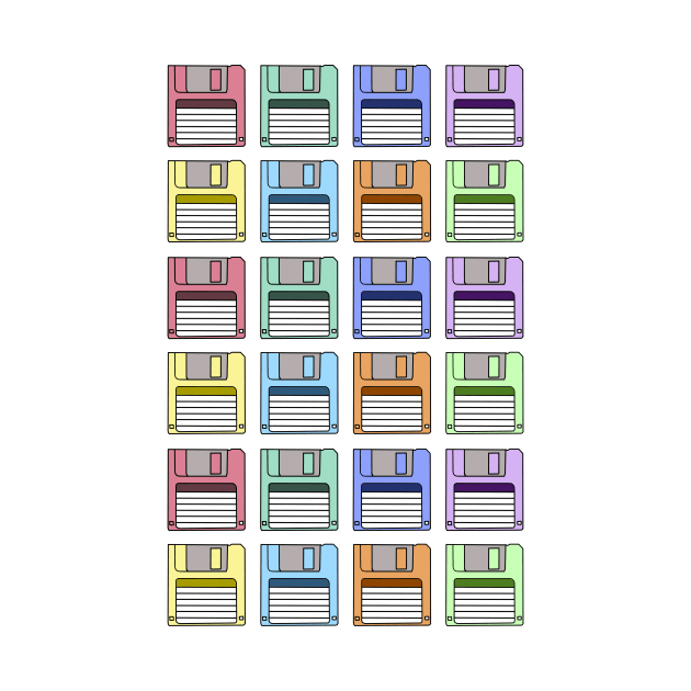 Floppy Disk Pattern by FlashmanBiscuit