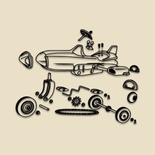 Rocket Pedal Car T-Shirt