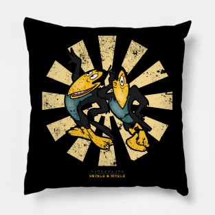 Heckle And Jeckle Retro Japanese Pillow