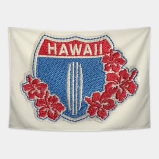 Hawaii Interstate Surf Patch Tapestry