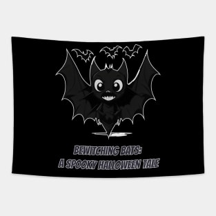 Bewitching Bats: A Spooky Halloween Tale Tapestry