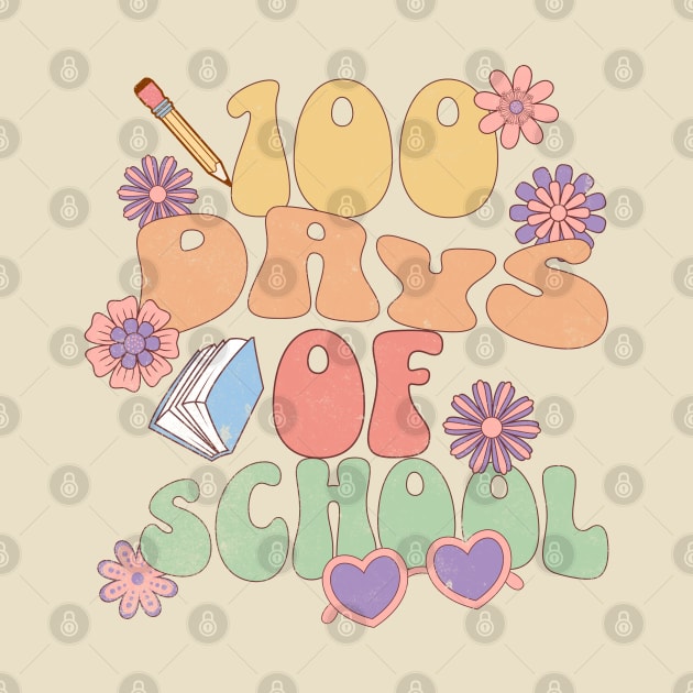 100 days of school girls shirt by Polynesian Vibes