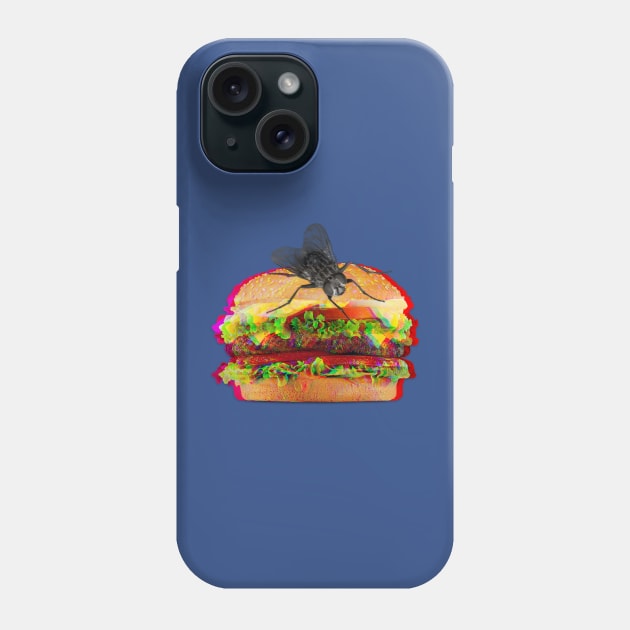 Mosca hamburger Phone Case by SilentSpace