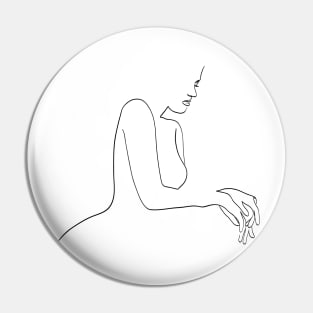 Female figure n.4 Pin