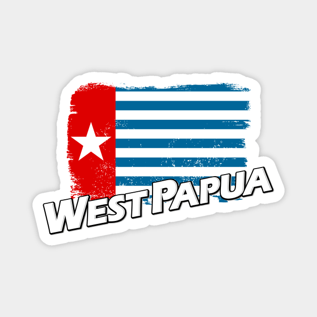 West Papua flag Magnet by PVVD