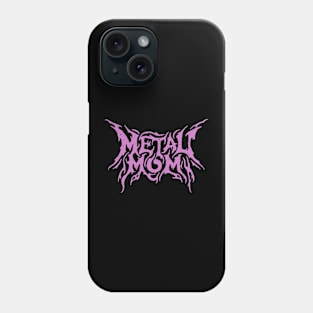 Metal Mom Metal band Logo Parody Phone Case