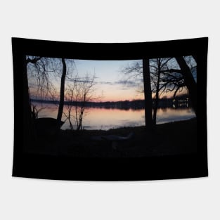 Lake mirror Tapestry