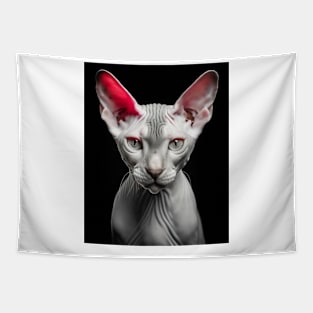 Bold Elegance: Sphynx Cat Charm, Sphynx cat-inspired Tapestry