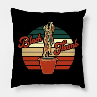 Gardening Badly - Black Thumb Pillow