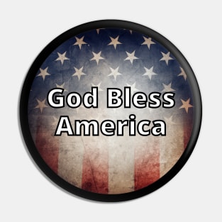 God Bless America Pin