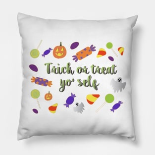 Trick or treat yo' self Pillow