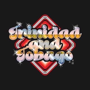 Trinidad and Tobago 80's Style design T-Shirt