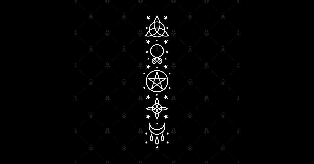 Witch Symbols - Witchcraft - Sticker | TeePublic