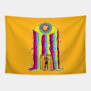 rainbow tears Tapestry