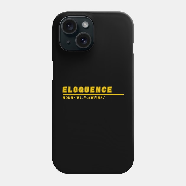 Word Eloquence Phone Case by Ralen11_