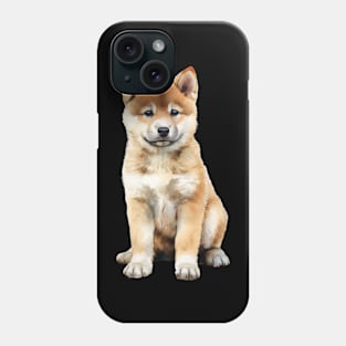 Puppy Akita Inu Phone Case