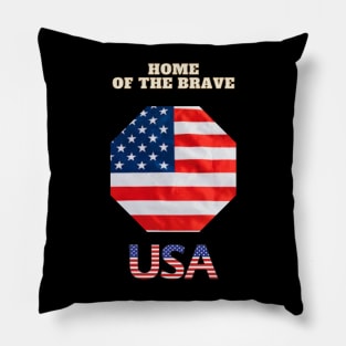 Home of the Brave Pillow