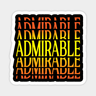 Admirable Design Magnet