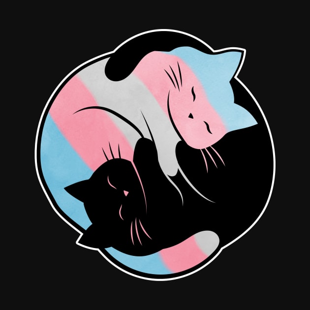 Transgender Yin Yang Cat by Psitta