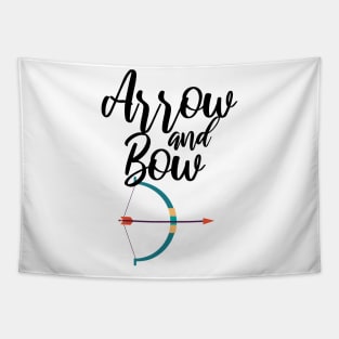 Archery arrow and bow Tapestry