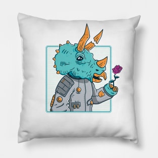 Triceratops Astronaut Pillow