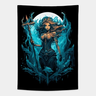 The Mermaid Queen Tapestry