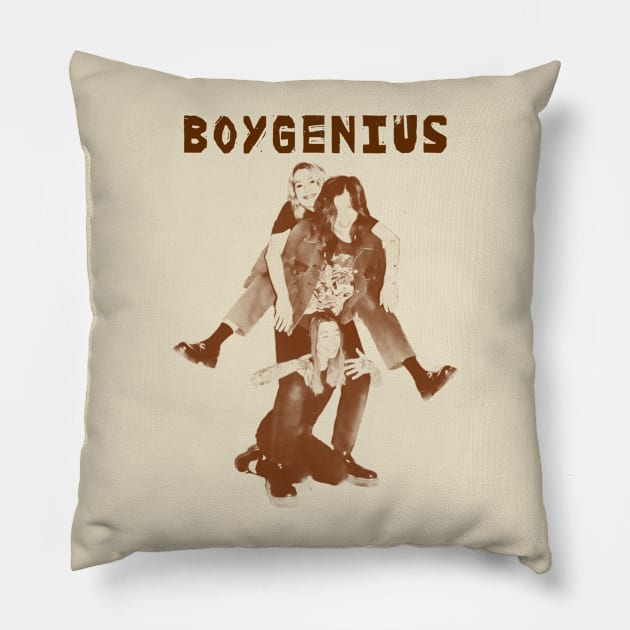 boygenius visual art Pillow by DOGGIES ART VISUAL