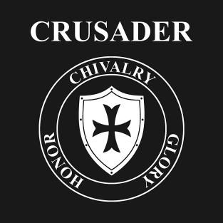 Crusader Medieval Knight Shield T-Shirt