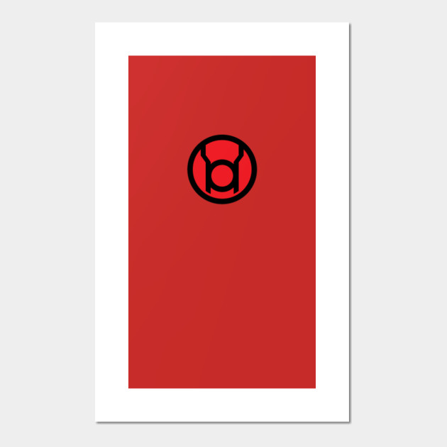 red lantern corps red lantern posters and art prints teepublic