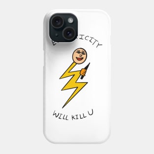 Beware of Electricity Phone Case