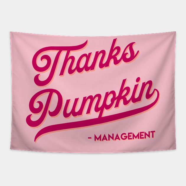 Thanks Pumpkin Tapestry by Mixing with Mani