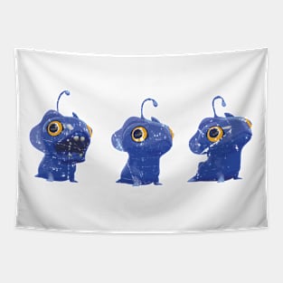 The sea beast blue monster Tapestry