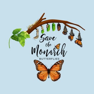 Save the Monarch Butterflies T-Shirt