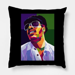 Stevie Wonder Popart Pillow