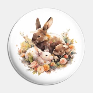 bunnies Pin