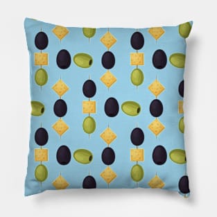 Olives - Mediterranean pattern Pillow