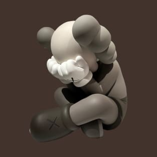 kaws sit doll kaws T-Shirt