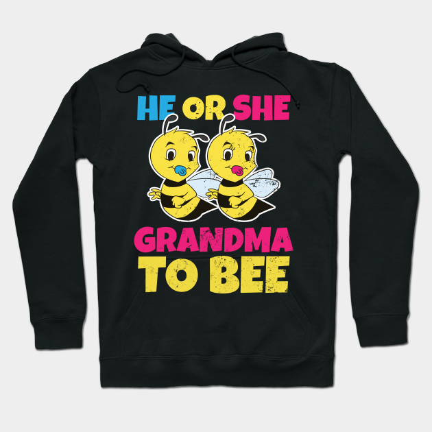 Bee Gender Reveal Shirt Grandma To Gift Bee Gender Reveal Hoodie Teepublic