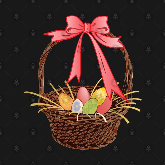 Easter Eggs in Basket by MonkeyBusiness