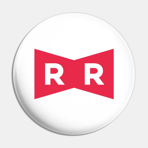 Red Ribbon Prototype Pin by aquaticform